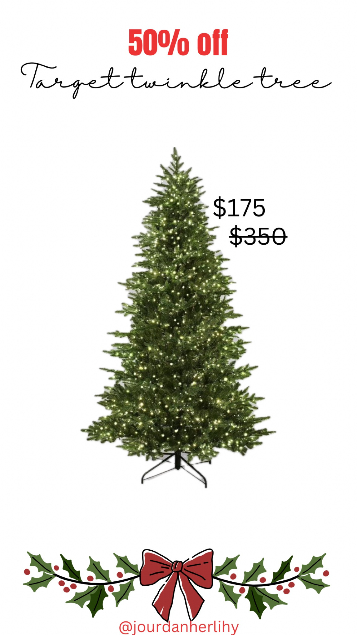 50% off target twinkle tree! 

#LTKSaleAlert #LTKSeasonal #LTKHoliday
