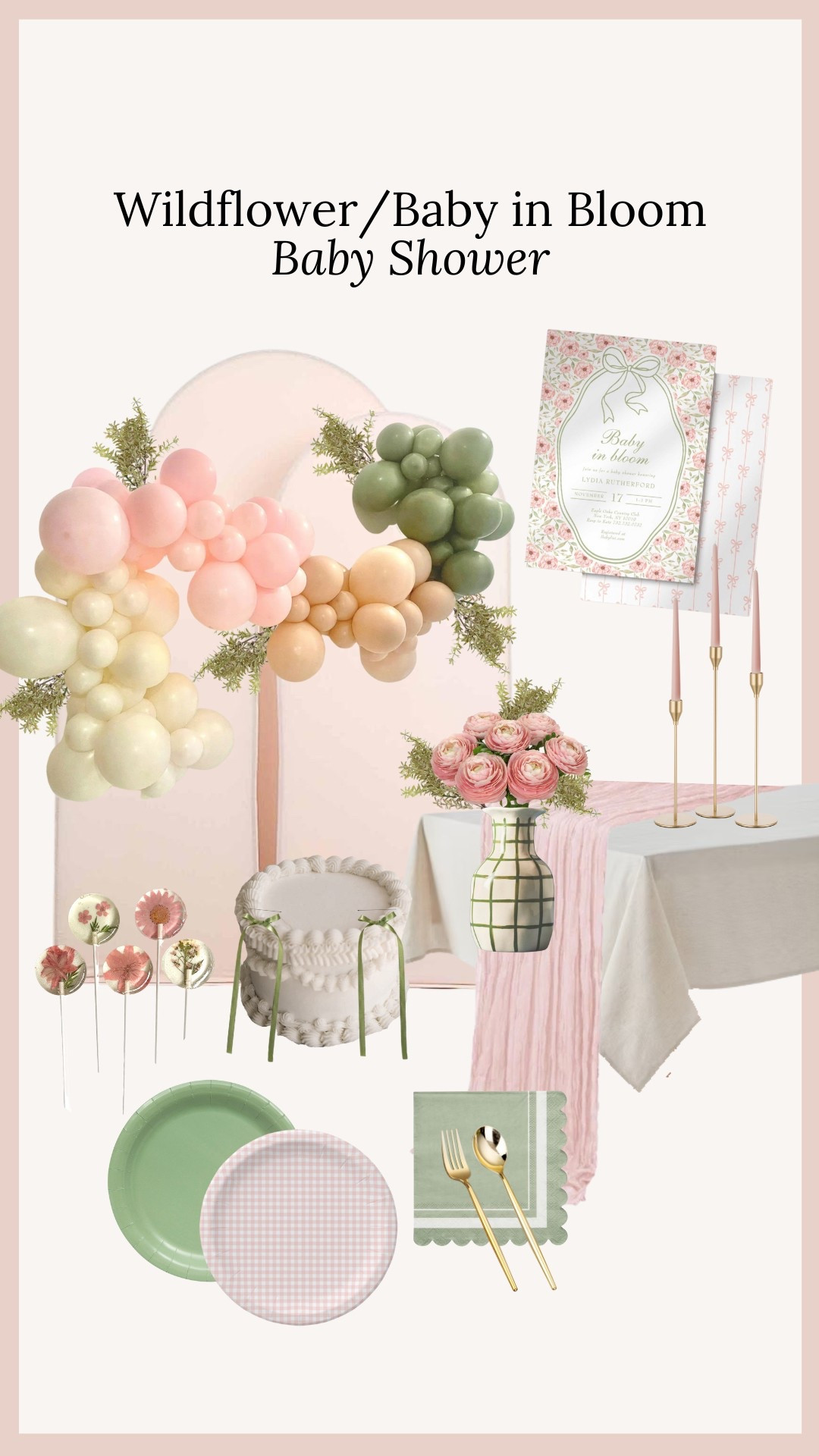 Baby in Bloom / Wildflower on the Way Baby Shower 🌸🤍🌿

#LTKParties #LTKBaby #LTKBump