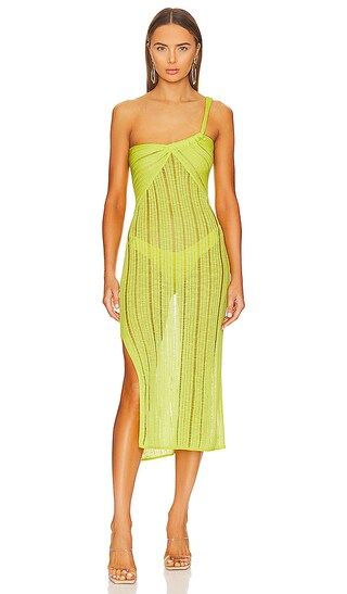 June Knit Coverup in Citron | Revolve Clothing (Global)