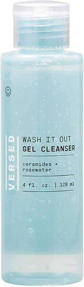 Versed Wash It Out Gel Face Cleanser - Mild, Non-Stripping Gentle Gel Facial Wash with Nourishing Ro | Amazon (US)