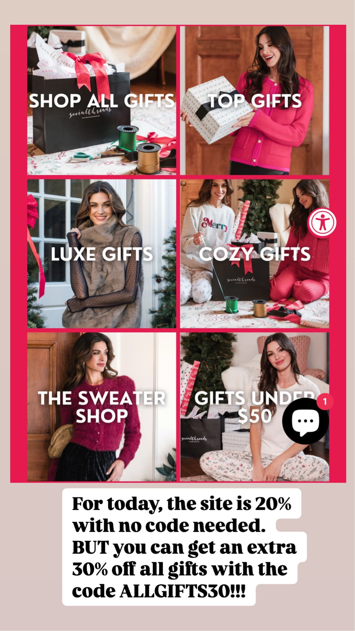 Huge gifting sale!!!  

#LTKGiftGuide #LTKWatchNow #LTKSaleAlert