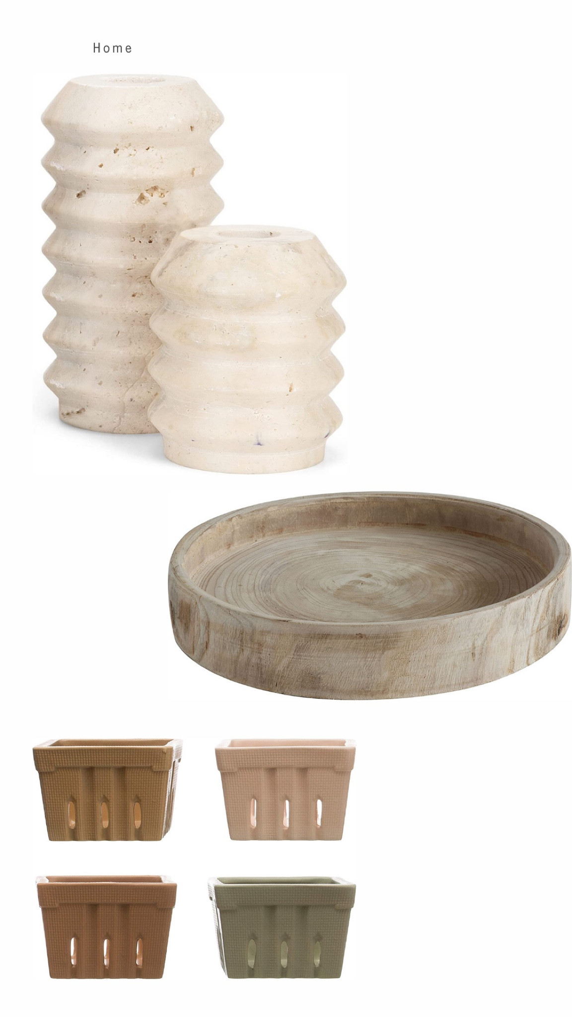 1 - Candle holder 
2 - Decorative bowl 
3 - Food baskets 

#LTKhome #LTKunder100 #LTKSeasonal