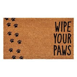 Calloway Mills Vertical Wipe Your Paws 24 in. x 36 in. Door Mat 109832436 - The Home Depot | The Home Depot