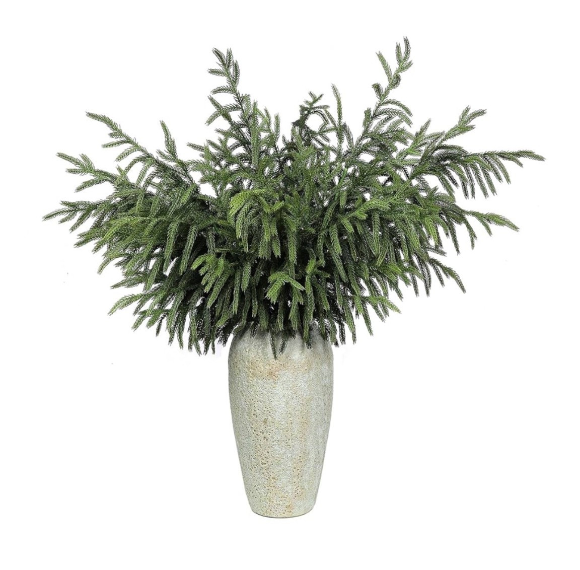 8 Pcs Christmas Norfolk Pine Branches, 36 Inch Faux Cedar Pine Stem Greenery 🌲🌲🌲

#LTKFindsUnder50 #LTKHome #LTKSeasonal