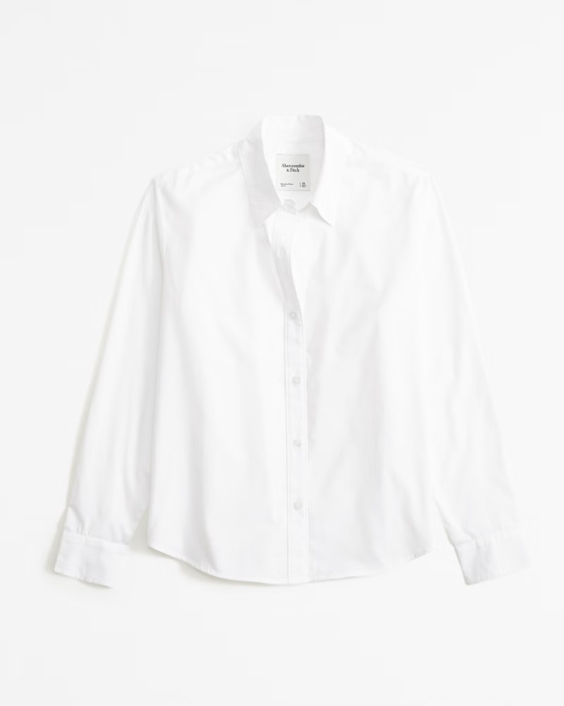 Relaxed Poplin Shirt | Abercrombie & Fitch (US)