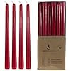 Mega Candles 12 pcs Unscented Red Taper Candle, Hand Poured Wax Candles 10 Inch x 7/8 Inch, Home ... | Amazon (US)