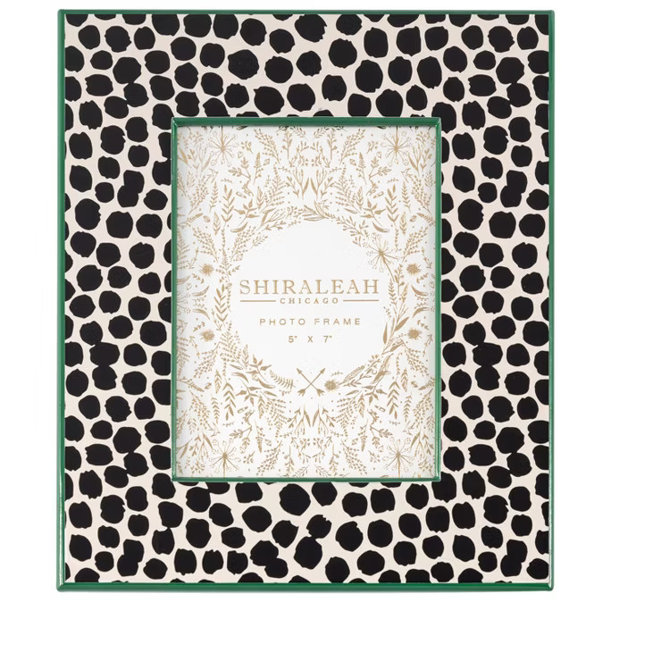 Shiraleah Celebration Black Dots 5" X 7" Picture Frame | Target