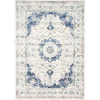 nuLOOM Verona Vintage Persian Blue 8 ft. x 10 ft. Area Rug RZBD07A-71001010 - The Home Depot | The Home Depot