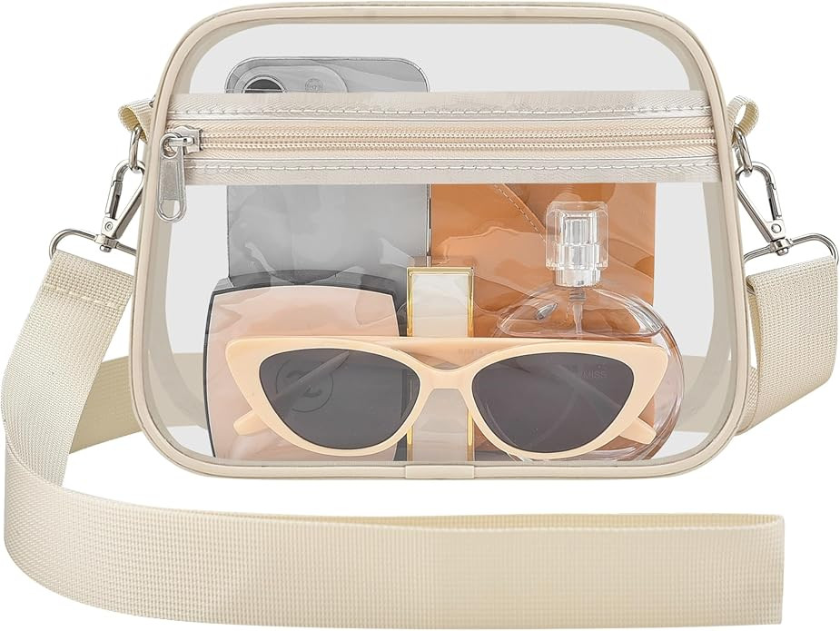 Clear Bag for Stadium Events Stadium Approved Women's Top-Handle Handbags | Mini Small Clear Bag ... | Amazon (US)