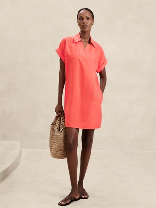 Plain Weave Mini Dress | Banana Republic Factory