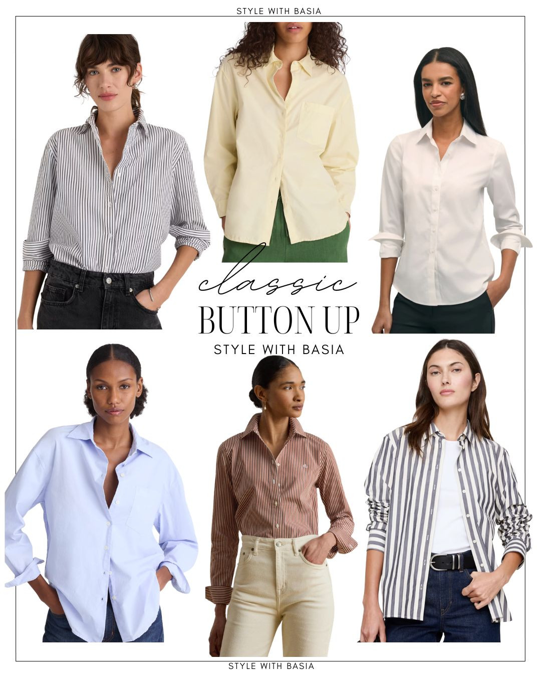 A classic button-up shirt is one of the most versatile pieces you can have in a wardrobe. Timeless, polished, and endlessly wearable, it can be styled for work, weekends, travel, and everything in between. 🤍

#ClassicWardrobe #ButtonUpShirt #TimelessStyle #WardrobeBasics #ClassicStyle #StyleWithBasia 

 #LTKootd