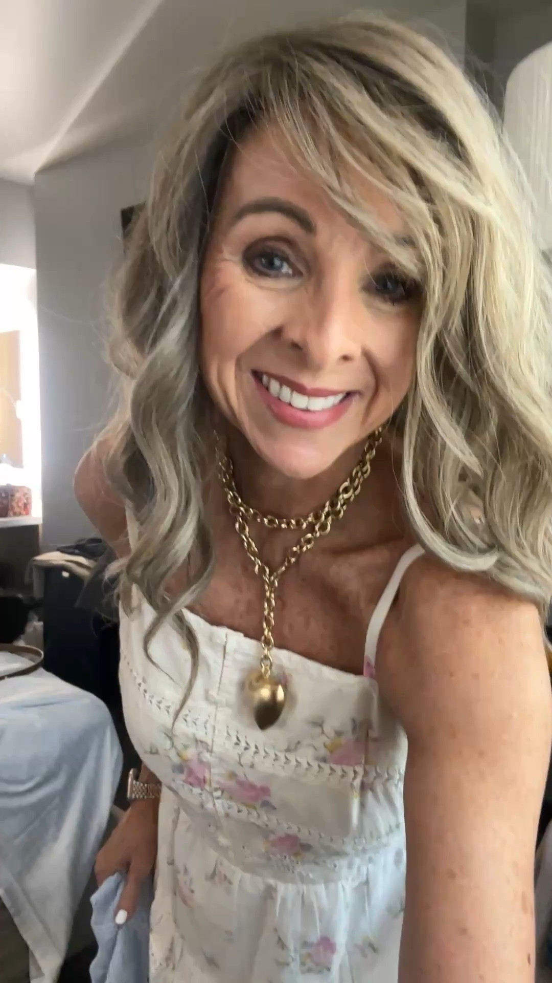 Love this pretty dress for many reasons. Great for sightseeing, added the light blue cardi. Comfy flip flops with heel and arch support have been great for all the walking we’re doing. 
Spring 
Spring dress 

#LTKTravel #LTKOver40 #LTKootd