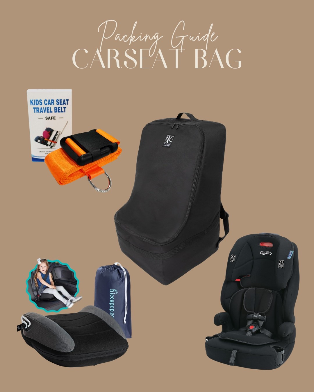 Car seat wrangling at the airport? Been there, struggled SO hard. My travel must-haves for car seats: 1️⃣ Car seat bag (protect it!) 2️⃣ Travel belt (carry it hands-free!) Seriously life-changing! ✅ We use a lightweight car seat for travel now that babyhood is over (linked!) and even pack a booster "just in case" for our older kiddo. 

#CarSeatBag #TravelBelt #LightweightCarSeat #BoosterSeat #TravelGear #LTKbaby #familytraveltips #airportessentials #parentinghacks

#LTKTravel