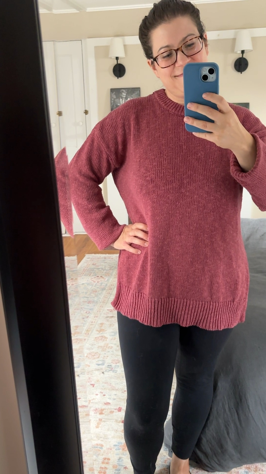 Loving my new sweater from Quince! I sized down so it wasn’t so over sized and rolled the sleeves in since I’m petite. It’s the perfect light sweater for these early fall days! 

#LTKSeasonal #LTKFindsUnder50