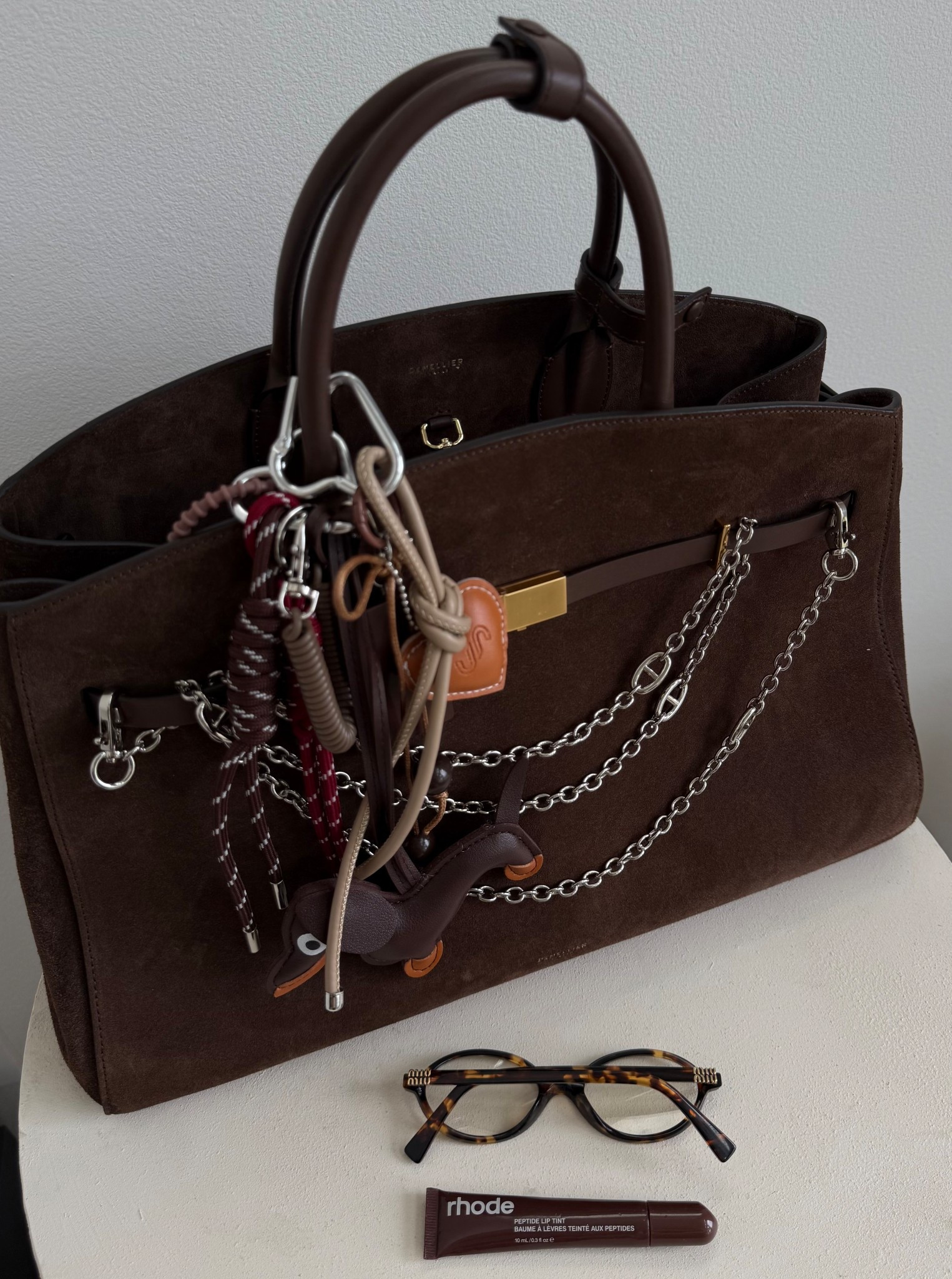 Bag keychain accessories , Demellier bag 

#LTKSpringSale #LTKU #LTKSaleAlert