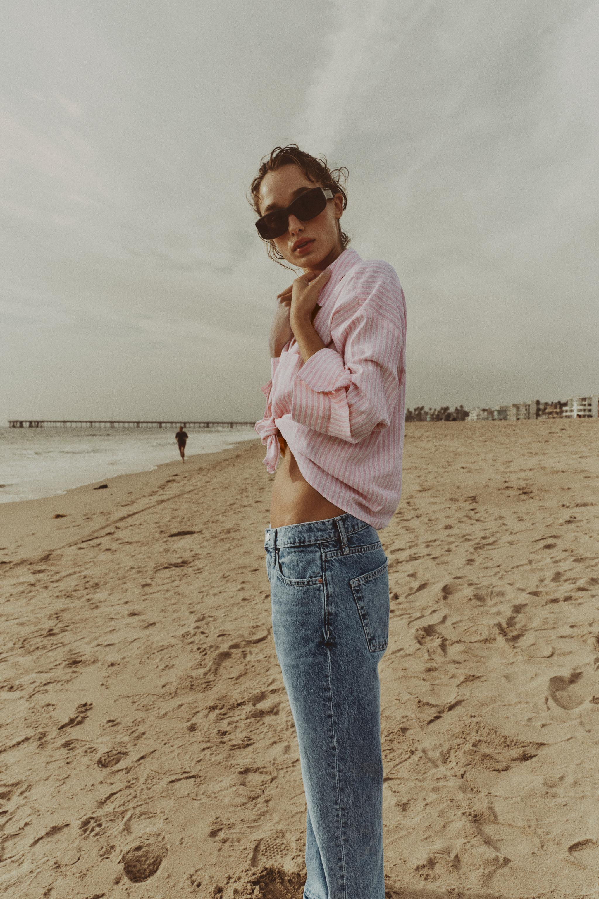 FLOWING LINEN BLEND SHIRT | Zara UK
