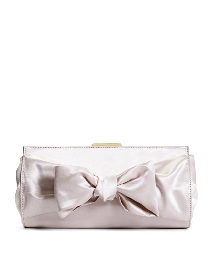 Satin Bow Clutch | Brooks Brothers