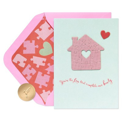 PAPYRUS Mother's Day Card from Family, Our Wonderful Mom, Includes Premium Lined Envelope and Hummingbird Seal | Target