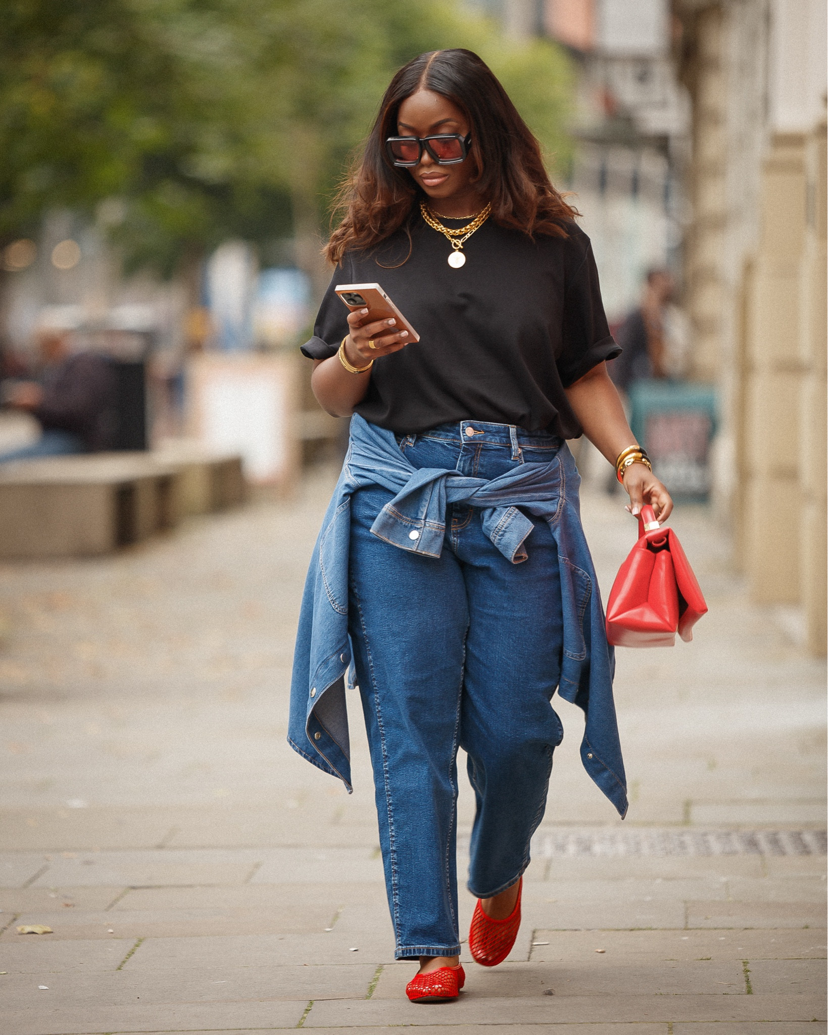 Denim with a pop of red 👌🏾

#LTKstyletip #LTKautumn #LTKuk