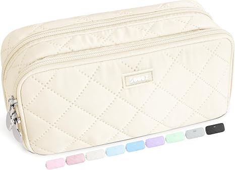 Sooez Cute Pencil Case, Aesthetic Pen Pencil Pouch, Extra Large Pencil Bag with Zipper, Special P... | Amazon (US)