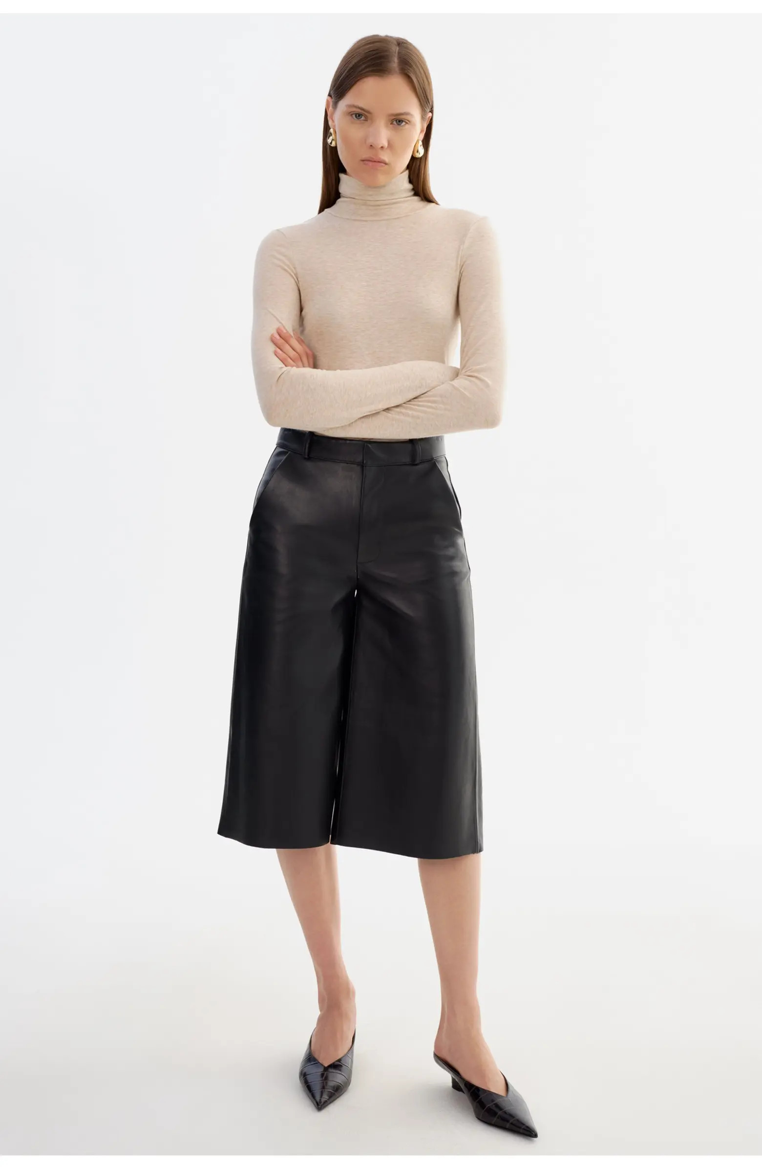 Lise | Leather Bermuda Short | Nordstrom