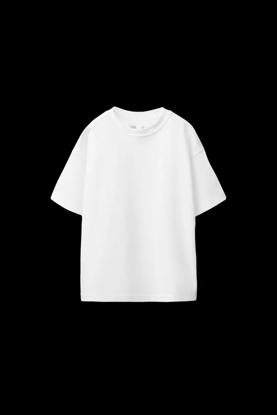 PLAIN MEDIUM WEIGHT T-SHIRT | Zara US