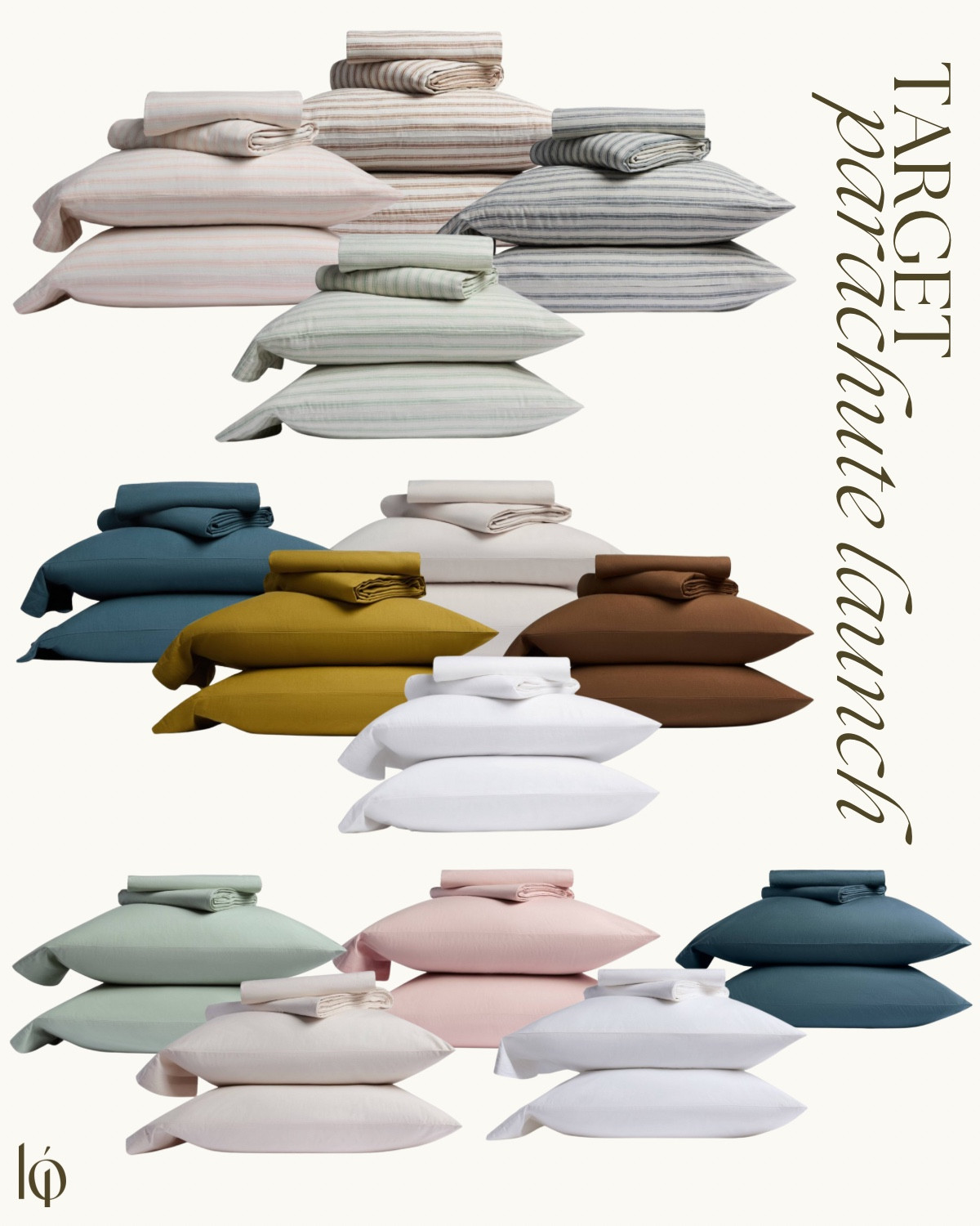 Parachute’s exclusive collection for Target has officially launched! Discover over 200 luxurious bedding and bath essentials—crafted for softness and style—now available in-store and online, with most items under $90.

	•	#ParachuteForTarget
	•	#TargetStyle
	•	#LuxuryForLess
	•	#CozyAtHome
	•	#TargetHome
	•	#BeddingGoals
	•	#BathroomRefresh
	•	#SoftestSheets
	•	#LuxeForLess