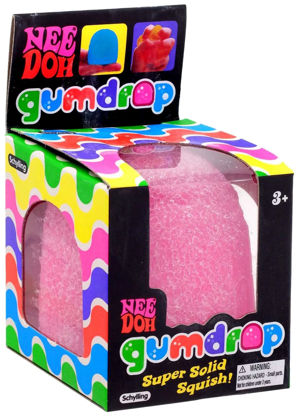 Schylling NeeDoh Gumdrop Stress Ball, Pink, 1ct | Walmart (US)