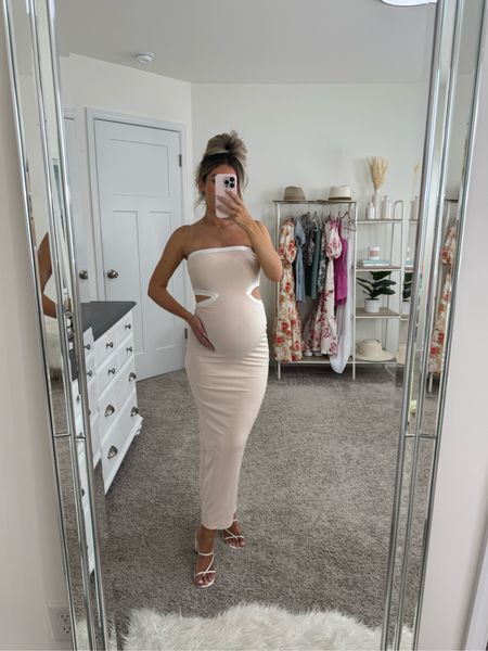 bumpin in this cute maxi dress 🤍 I owned this one pre-pregnancy and I’m wearing my usual size 0 

#LTKFindsUnder100 #LTKBump #LTKStyleTip