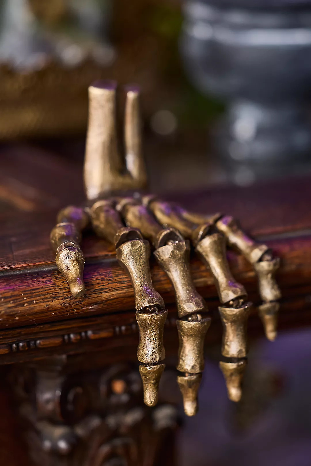 Terrain Articulated Brass Skeleton Hand | Anthropologie (US)