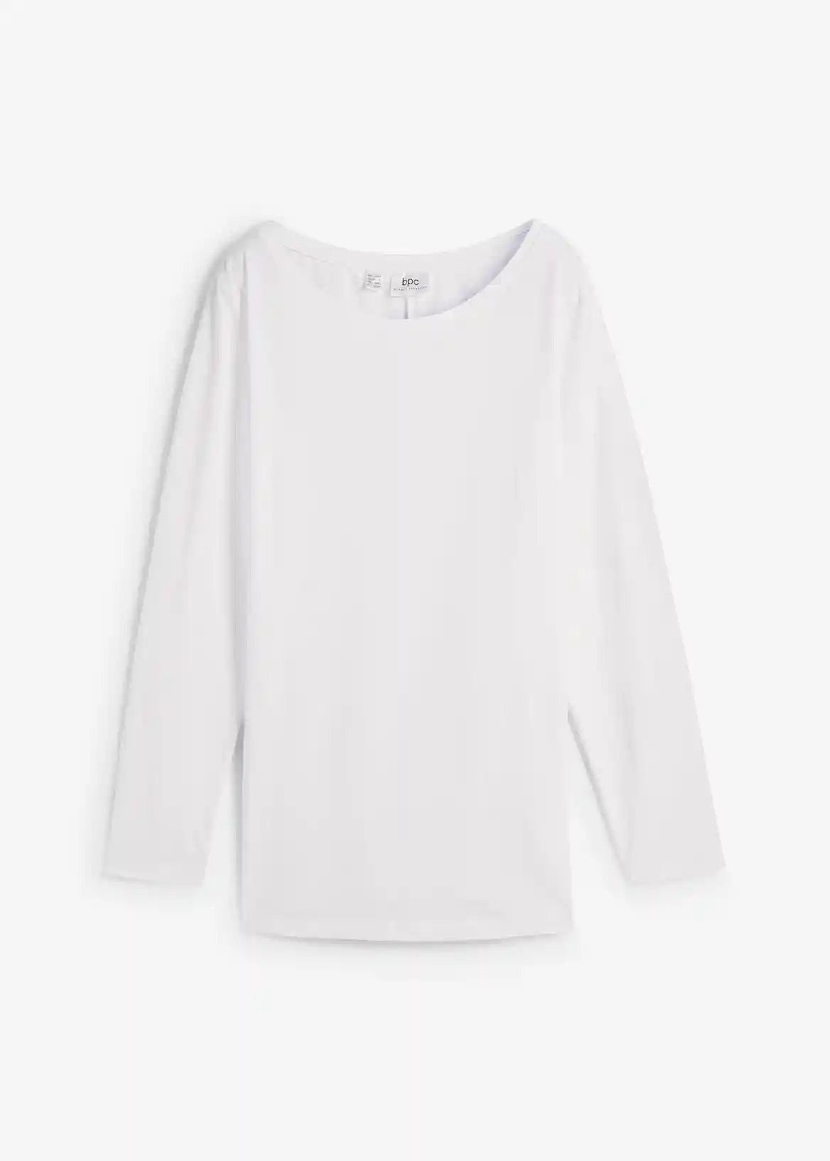 Locker geschnittenes Langarmshirt mit Rückennaht - weiß | bonprix | Bonprix DE
