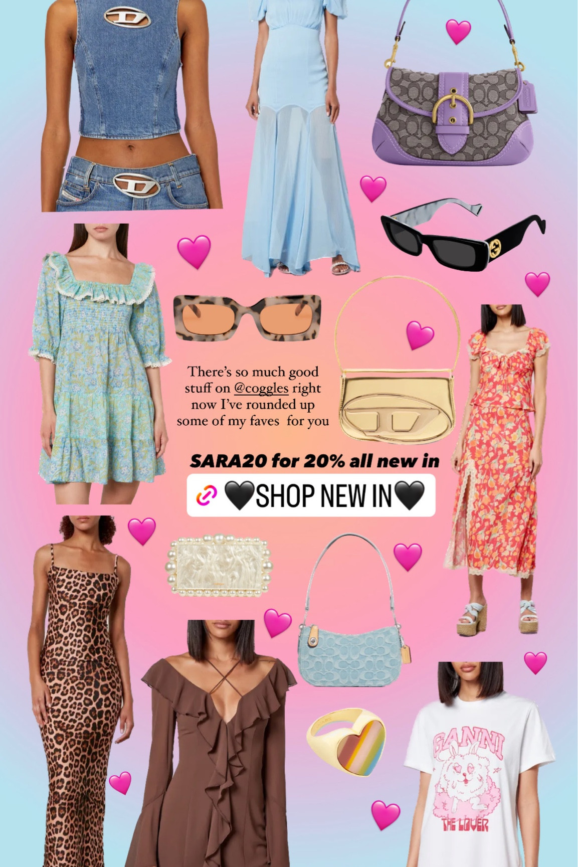 My favourite pieces from Coggles, use my code: SARA15 for 15% off and free NDD 