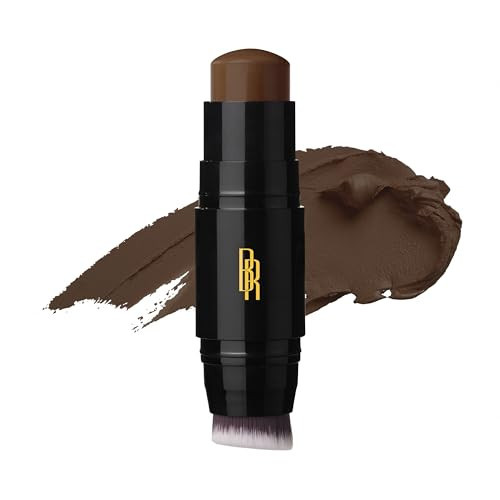 Black Radiance Color Perfect Foundation Stick with Soft Brush Applicator Duo – Buildable, Blendable Versatile Pigment-Rich Formula - Chocolate Dipped | Amazon (US)