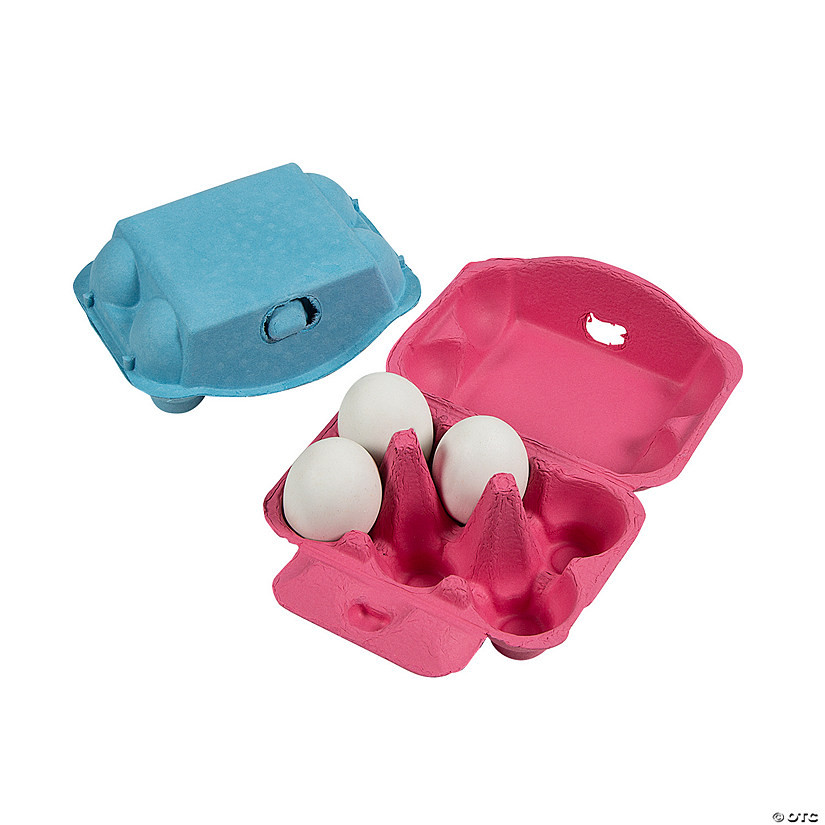 Mini Papier-Mâché Easter Egg Cartons - 12 Pc. | Oriental Trading Company