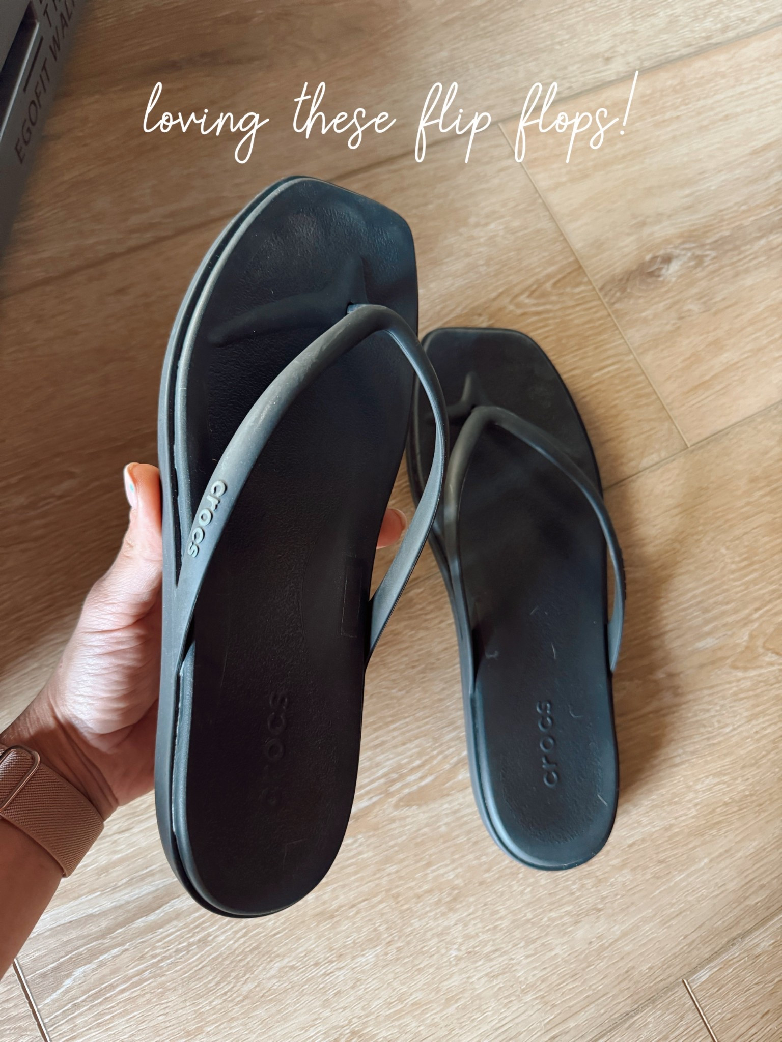 Got these over the weekend & I am OBSESSED. A super nice basic flip flop is a staple so when I saw Crocs had one I had to try! 🙌🏼 several color options, tts! 😌

Sandals / summer shoe / flip flop / under $50 / Holley Gabrielle / casual style 

#LTKFindsUnder50 #LTKSummerEdit #LTKShoeCrush