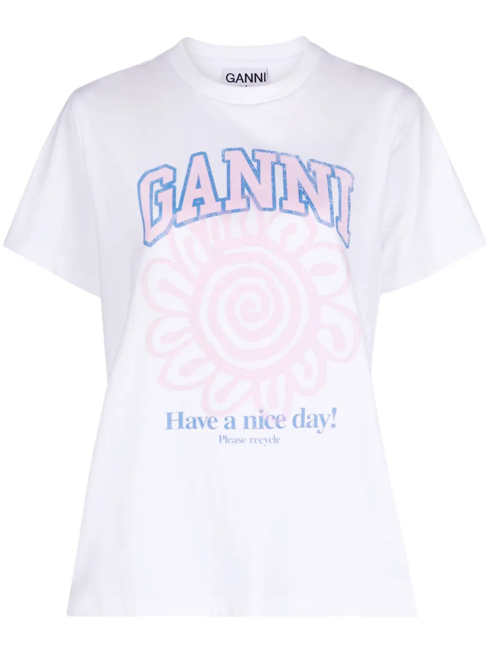 Relaxed Flower organic-cotton T-shirt | Farfetch Global
