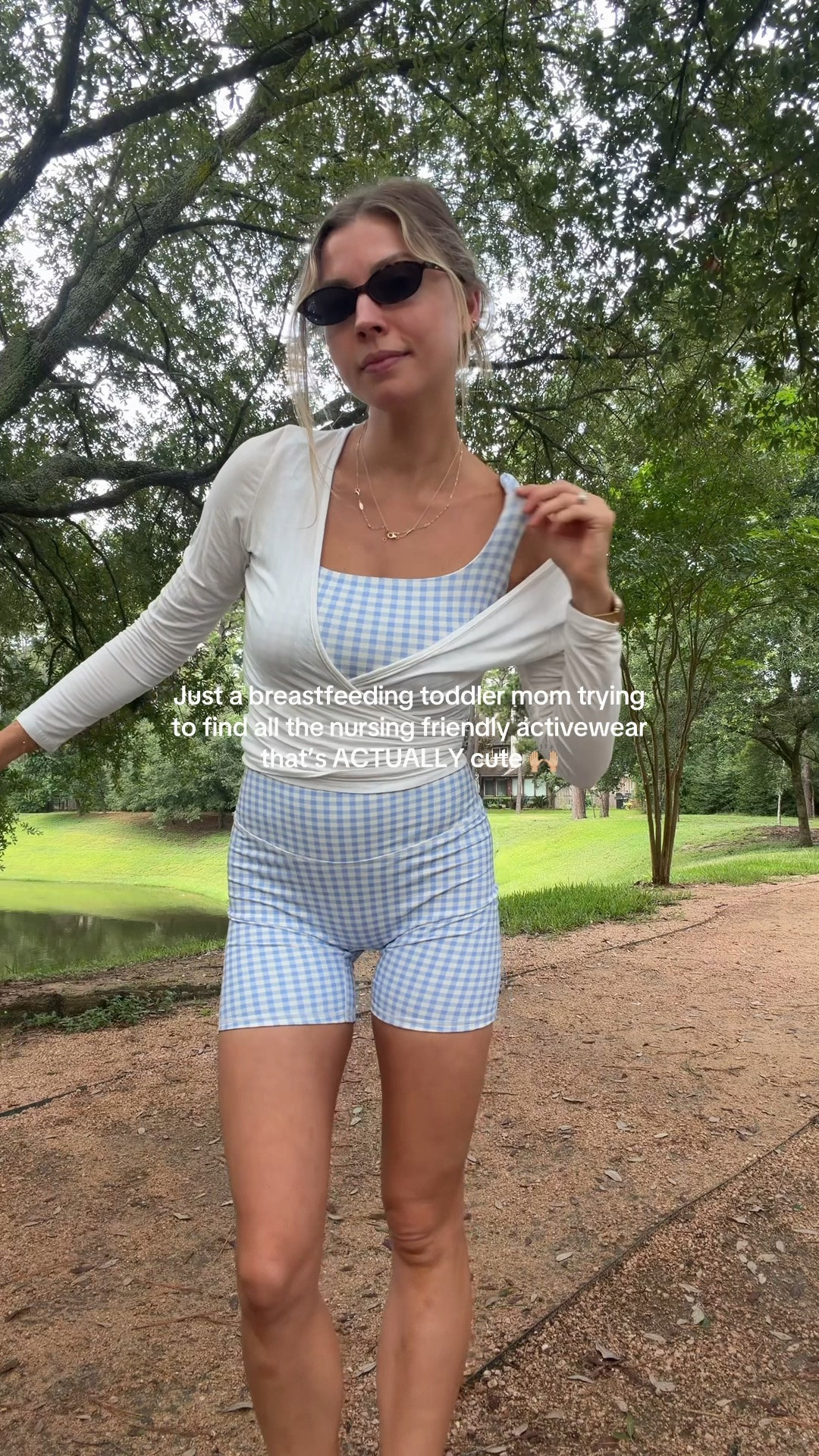 Wearing a S in the set and wrap top!

#LTKootd #LTKfitnessgoals #LTKmomlife