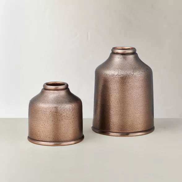 Metal Bud Vase Antique Copper - Hearth & Hand™ with Magnolia | Target