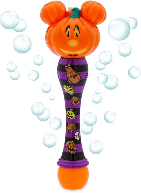 Mickey Mouse Jack-o'-Lantern Halloween Light-Up Bubble Wand | Amazon (US)