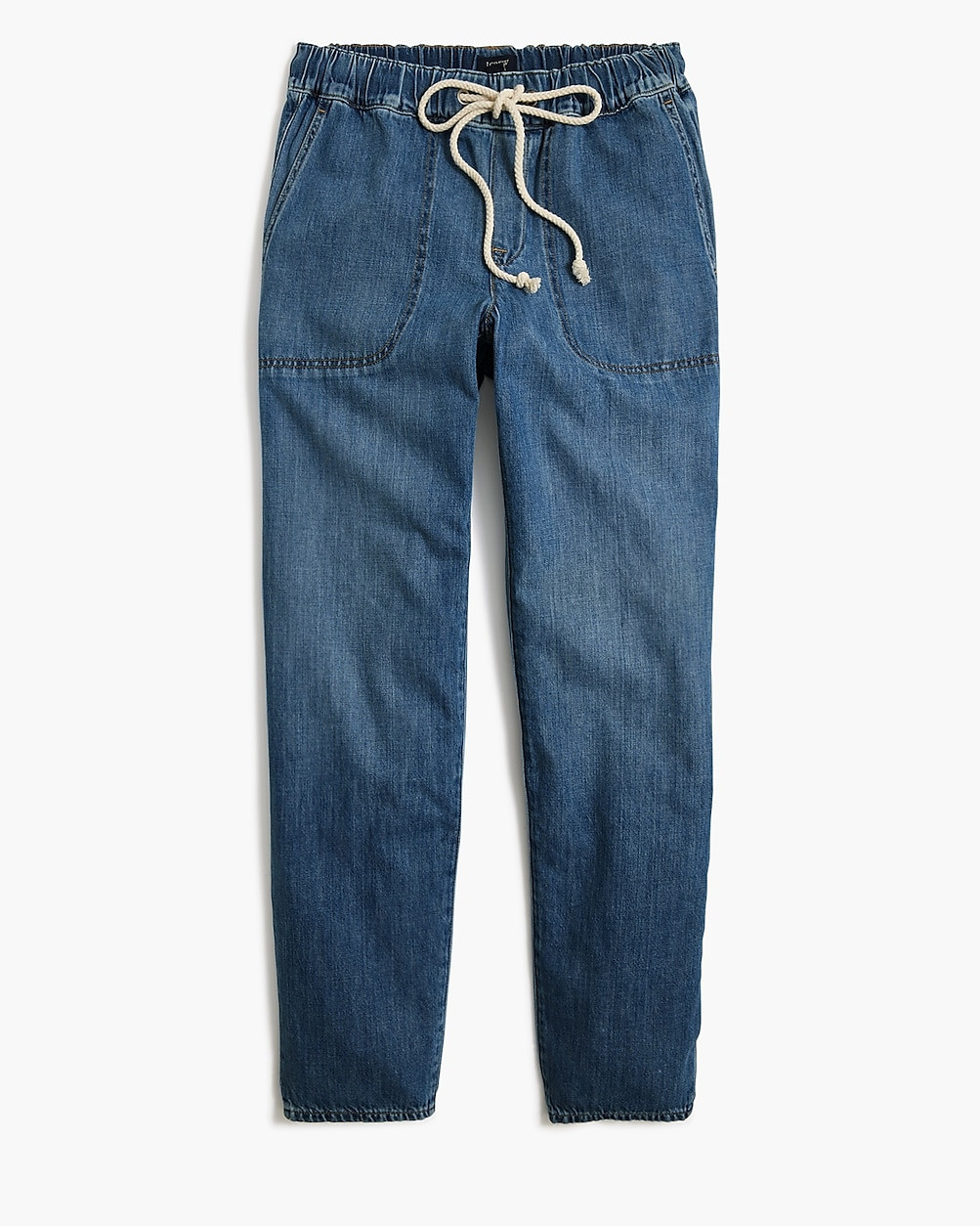 Denim drawstring pant | J.Crew Factory