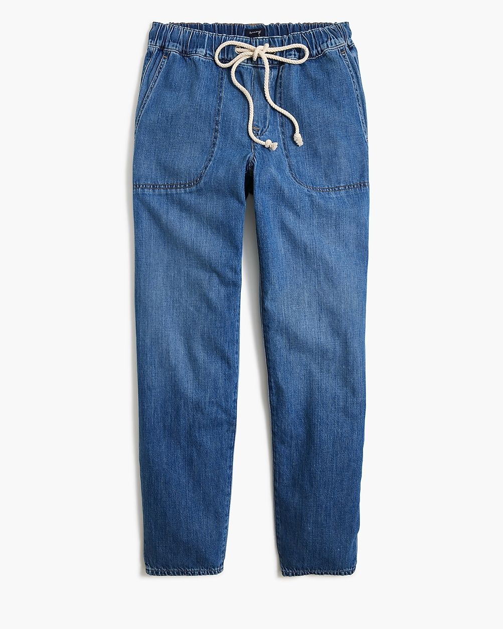 Denim drawstring pant | J.Crew Factory