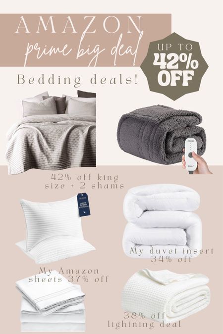 Amazon prime bedding deals
I have and love the duvet insert and sheets! 

#LTKhome #LTKxPrime #LTKsalealert
