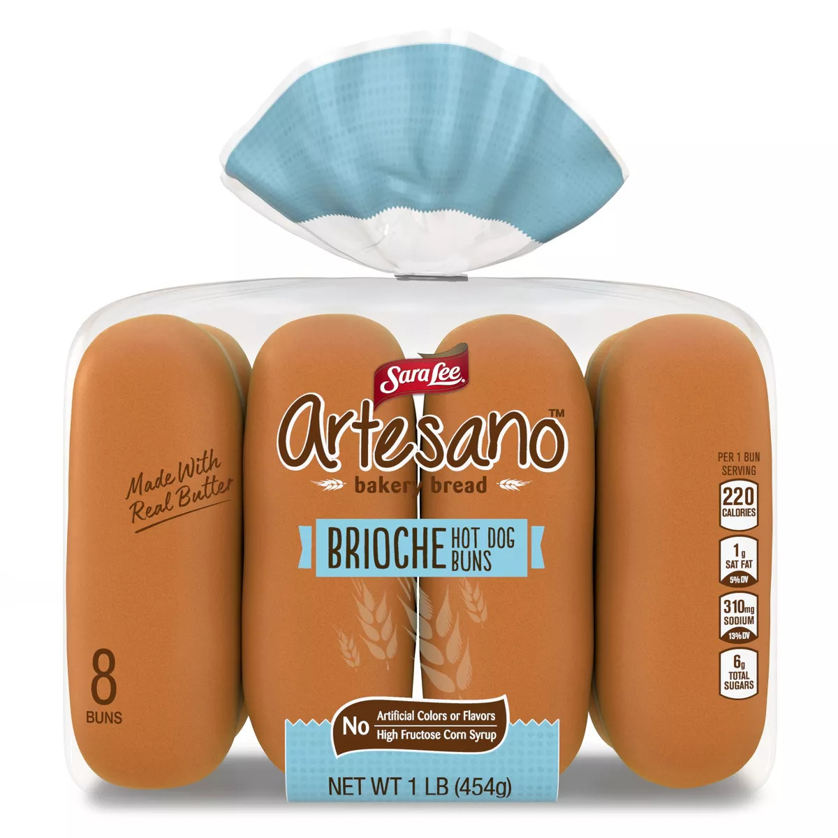 Sara Lee Artesano Brioche Hot Dog Buns - 16oz | Target