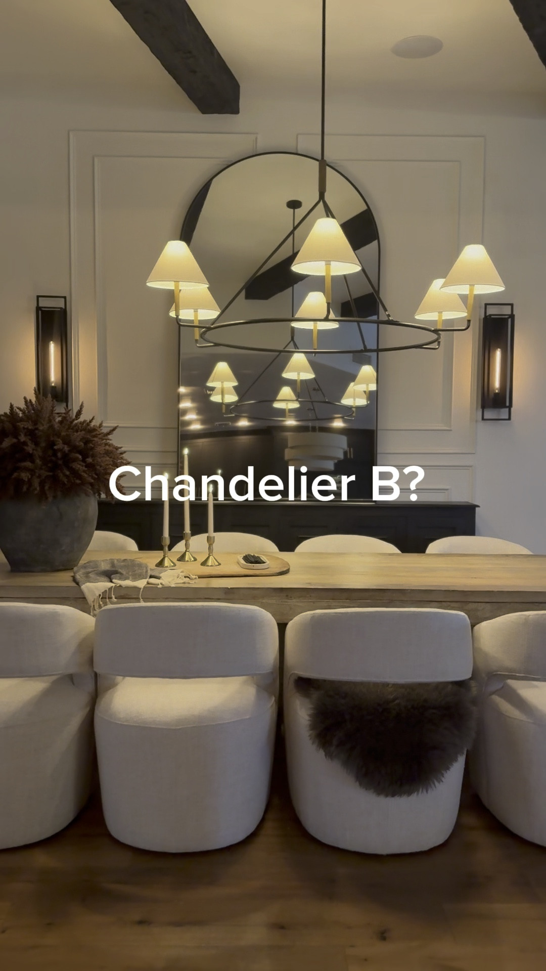 I need your help 🤎🥰

Which Chandelier do you prefer? A or B 

#chandelier #lighting #diningroomlighting #wagonwheelchandelier

#LTKHome #LTKFindsUnder100 #LTKFindsUnder50