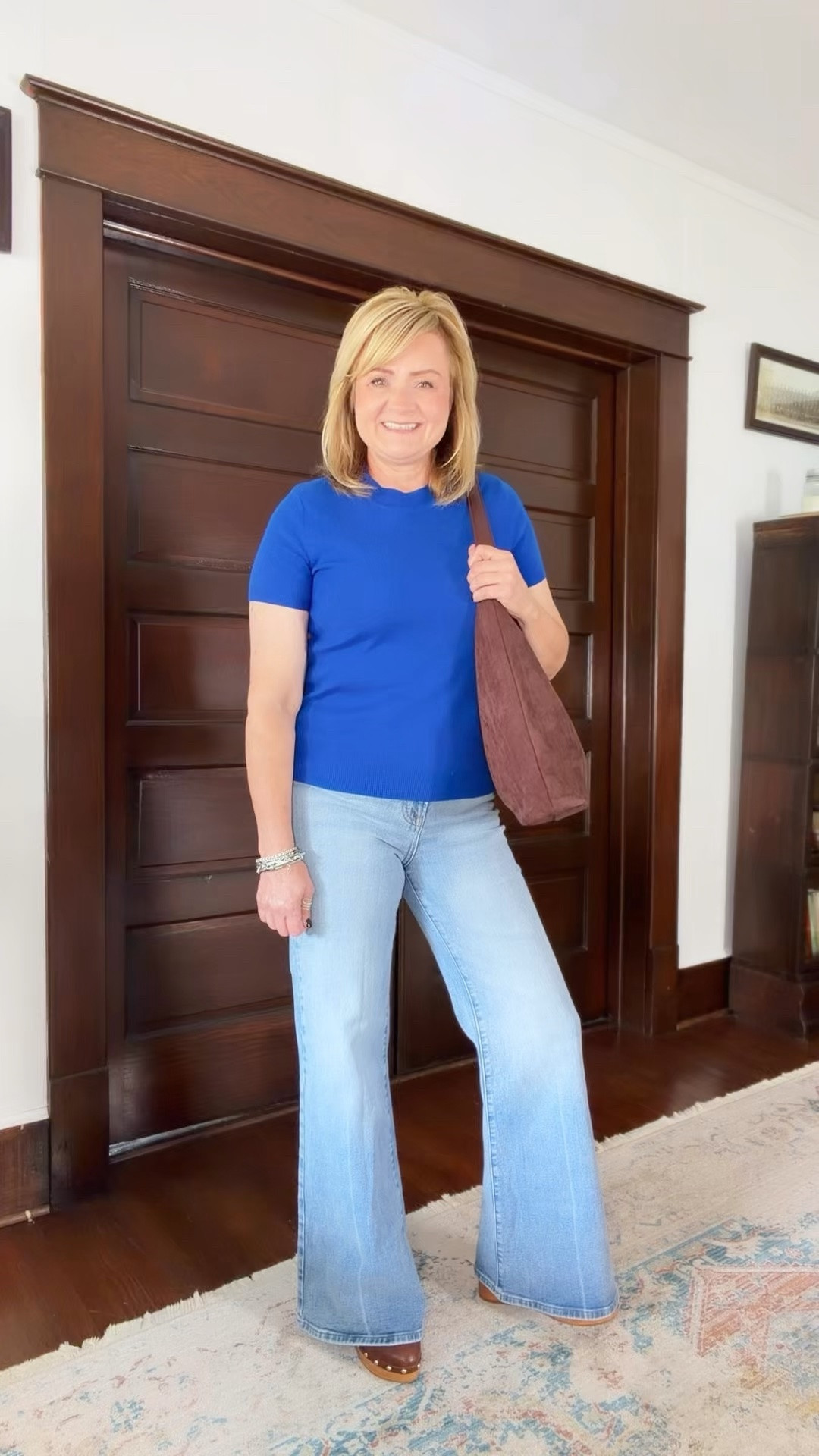 OOTD.  Wide leg flares and clogs for Fall.

#LTKootd