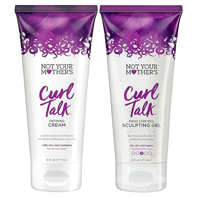 Not Your Mother's Curl Talk Frizz Control Sculpting Gel & Defining Cream Set - Mothers Day Gifts ... | Amazon (US)