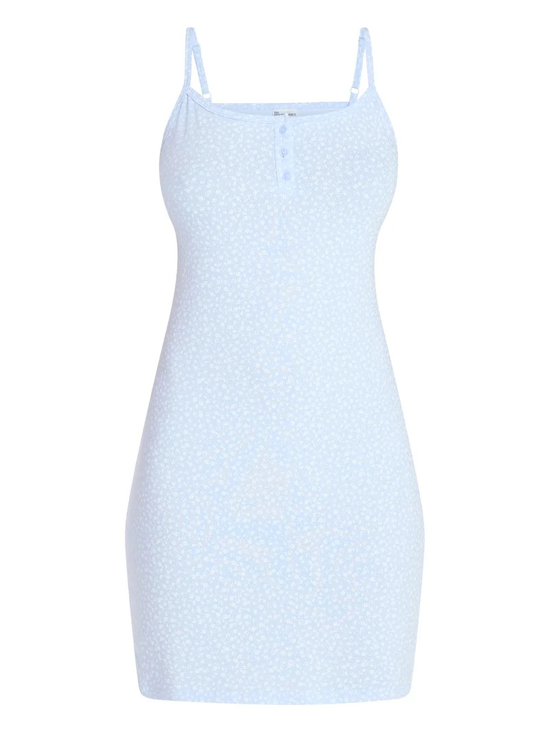 No Boundaries Cloud Core Sleepwear Slip, Women's XS-XXL | Walmart (US)