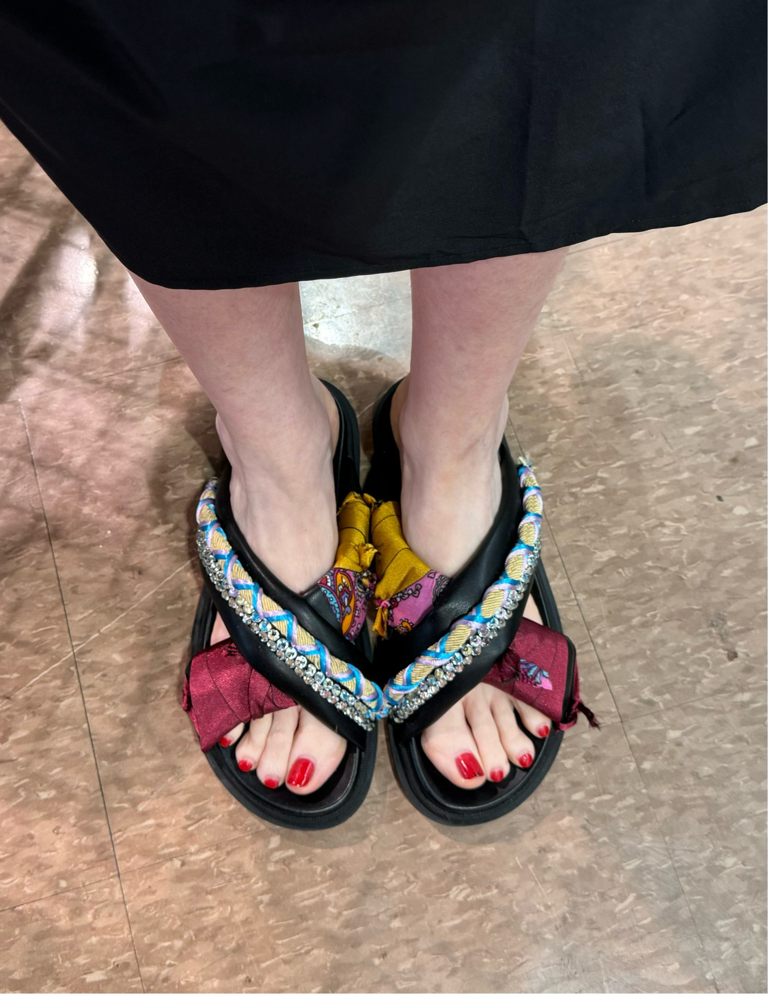 Shoe crush! I had to snap a pick of the shoes I wore for twelve hours on my feet! 
They pass and still standing. Cute boho look by Steve Madden. #shoecrush #workshoes #concertshoes

#LTKOver40 #LTKShoeCrush #LTKWorkwear