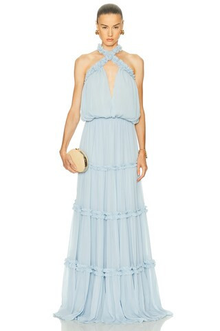 Alexis Izbelle Dress in Baby Blue | FWRD 