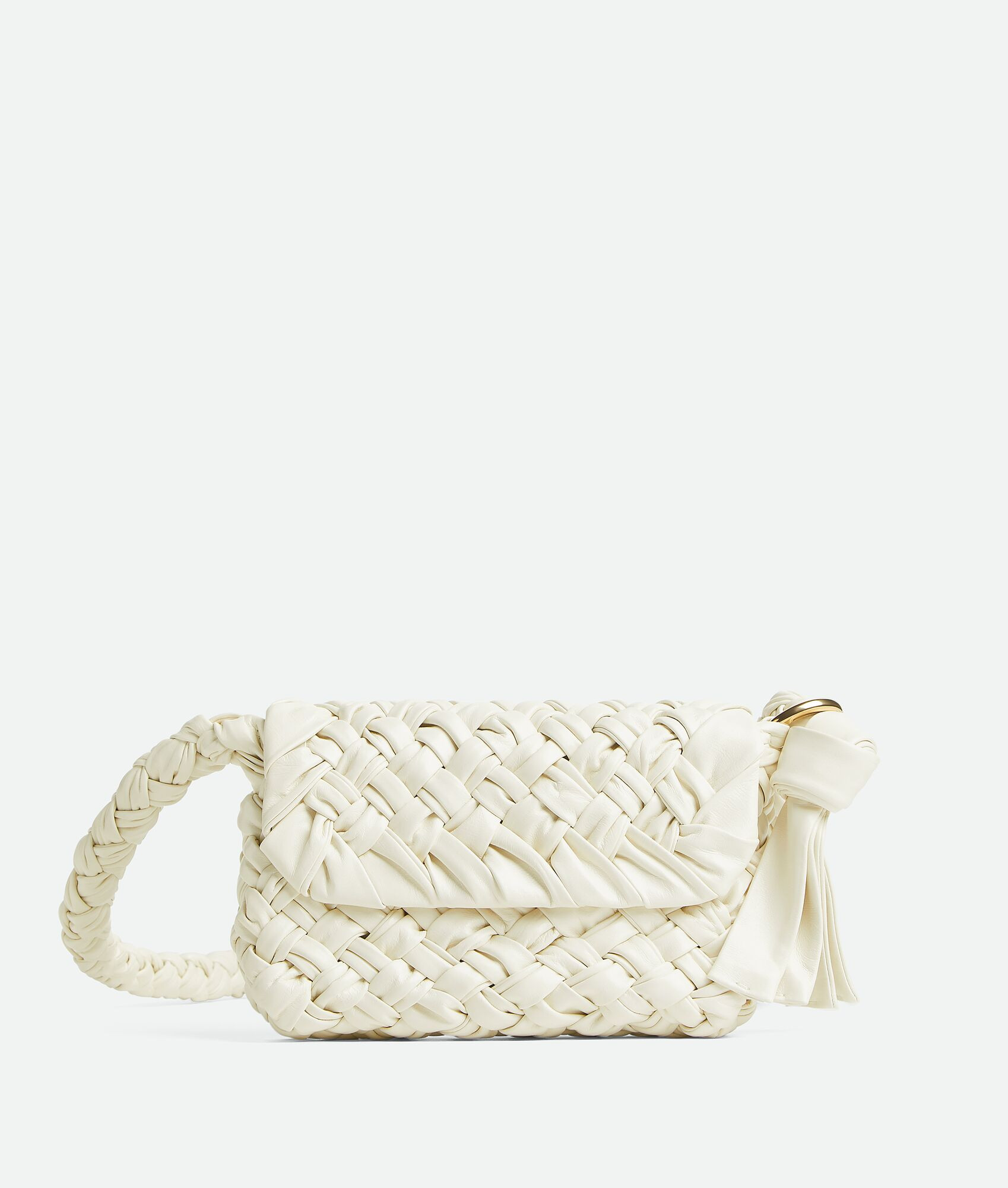 Bottega Veneta® Women's Small Kalimero Città in Bone. Shop online now. | Bottega Veneta